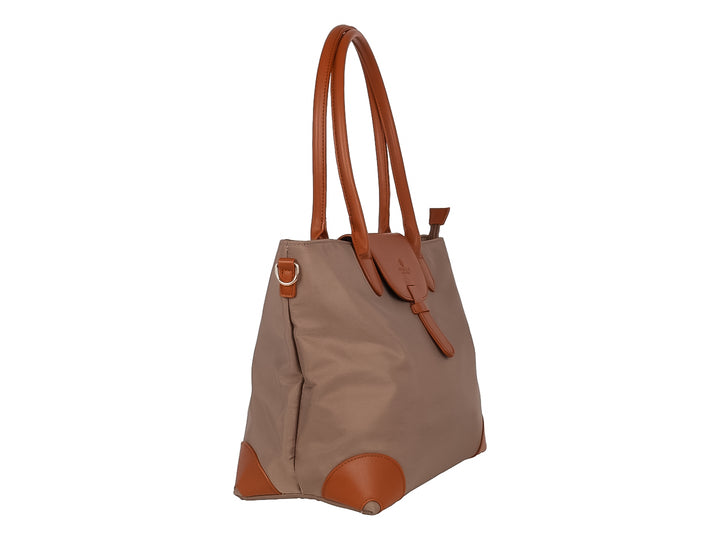 Bolsa de Hombro Unibella Color Café para Mujer