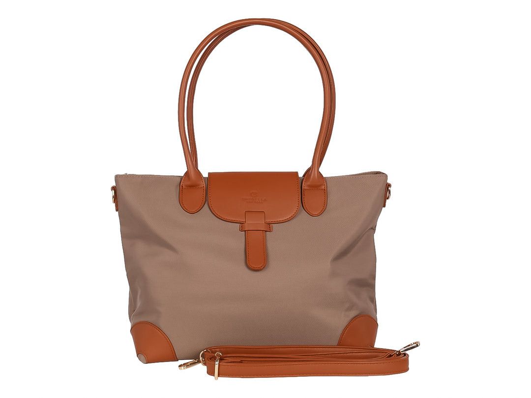 Bolsa de Hombro Unibella Color Café para Mujer