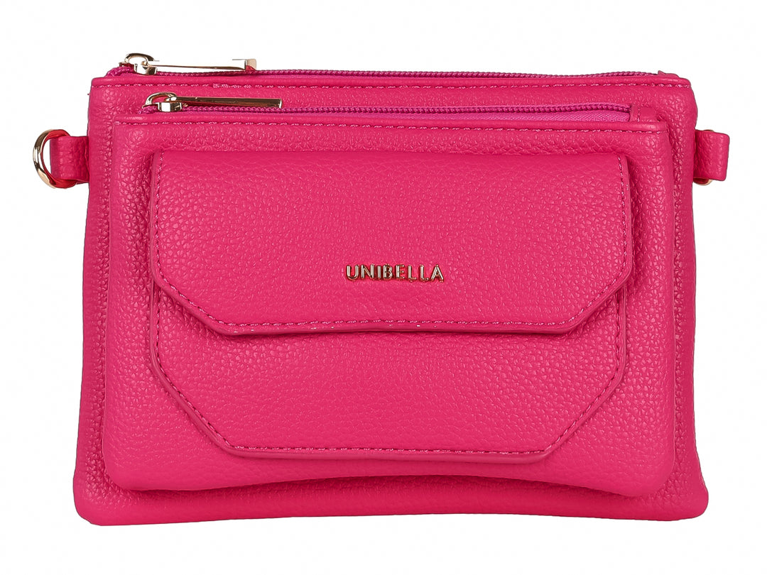 Bolsa de Hombro Unibella Color Rose para Mujer