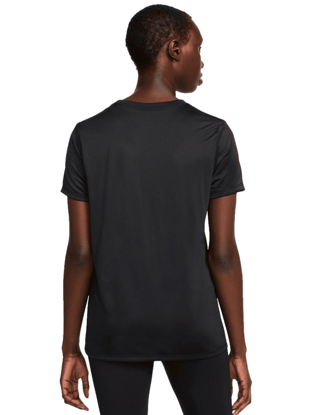 Playera Nike Deportiva Negro Blanco para Mujer