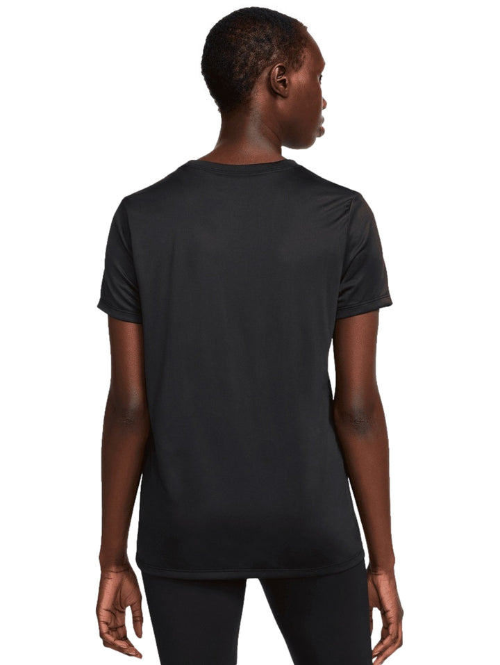 Playera Nike Deportiva Negro Blanco para Mujer