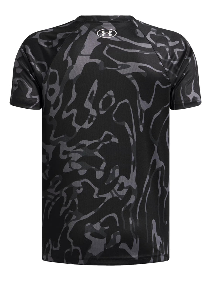 Playera Under Armour Tech BL Printed Negro para Niño
