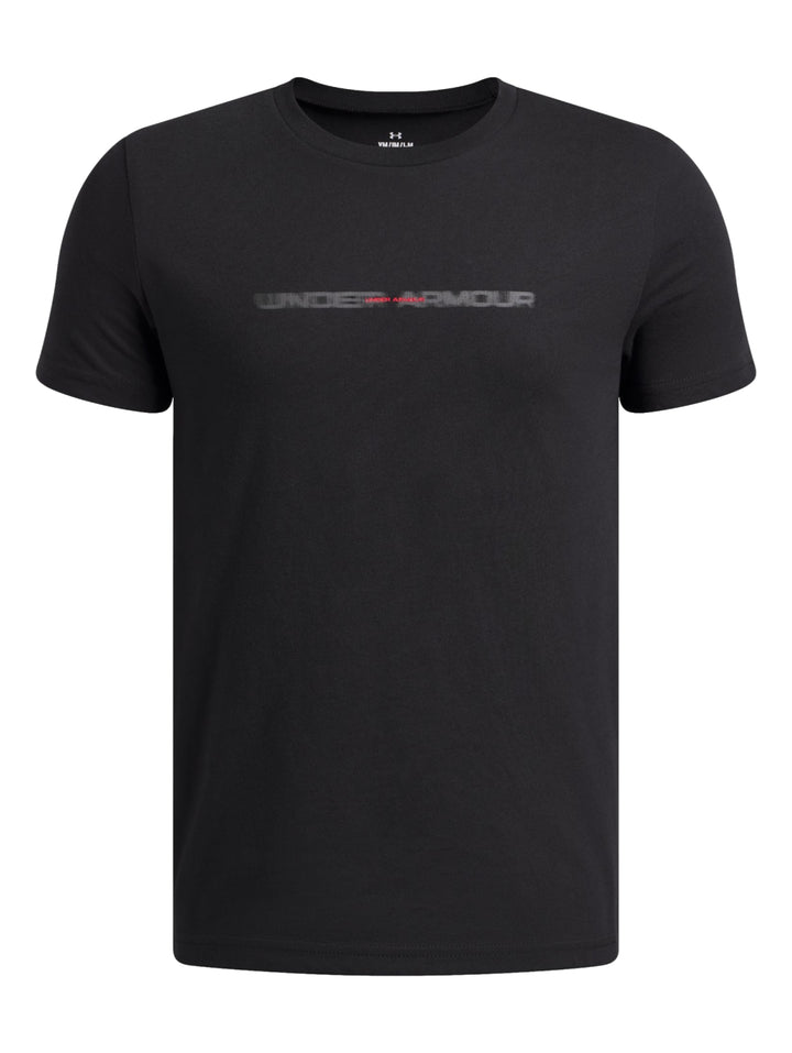 Playera Under Armour B WM Blur Negro para Nino