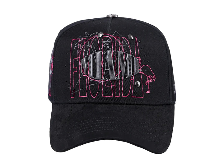 Gorra JC Hats Miami Negro para Hombre