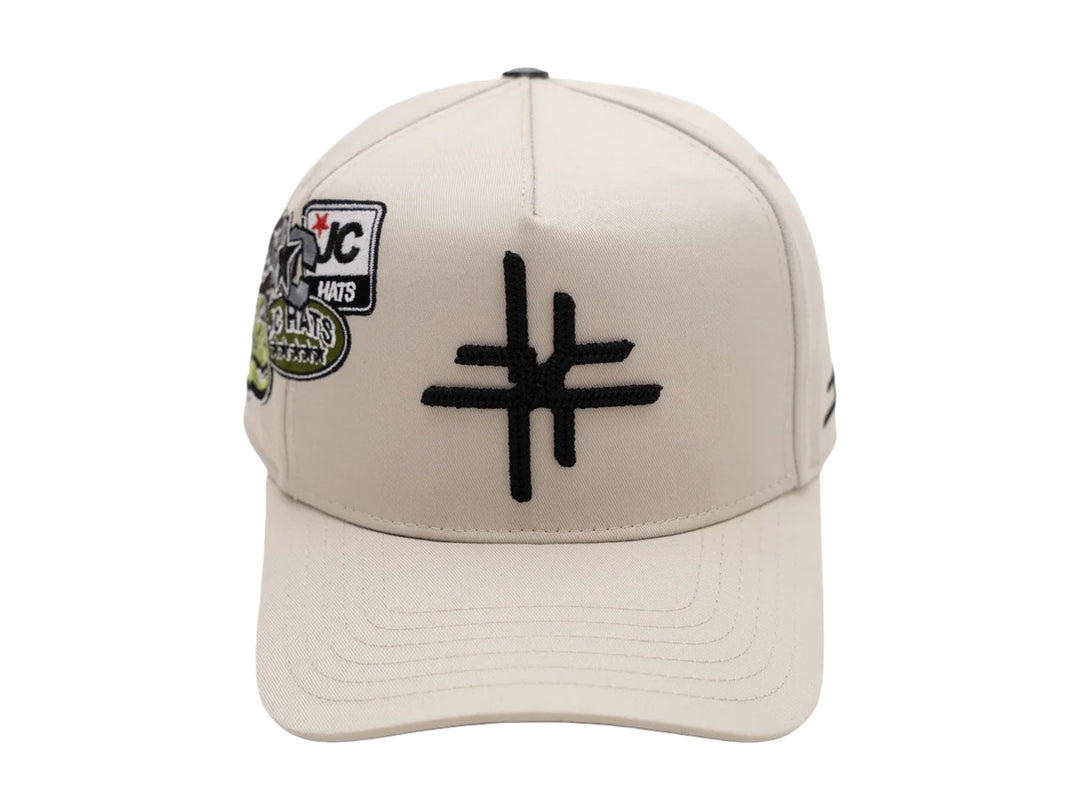 Gorra JC Hats Double XY Beige para Hombre