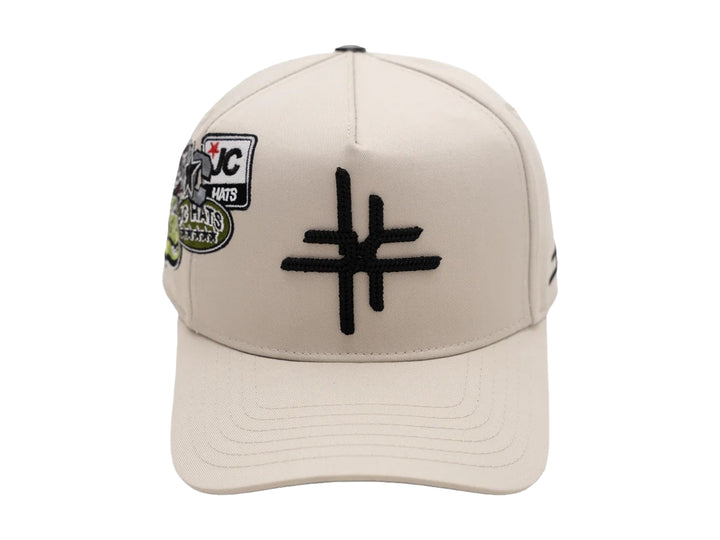 Gorra JC Hats Double XY Beige para Hombre