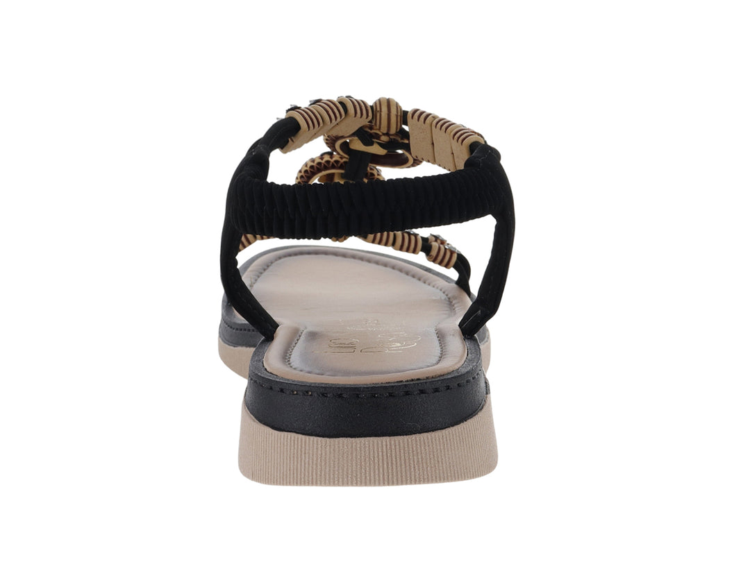 Sandalias Luna Rosa Negro para Mujer