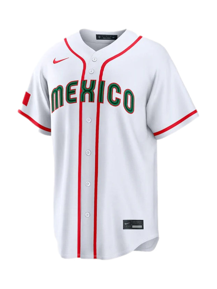 Jersey de Béisbol Nike Selección Mexicana Blanco para Hombre