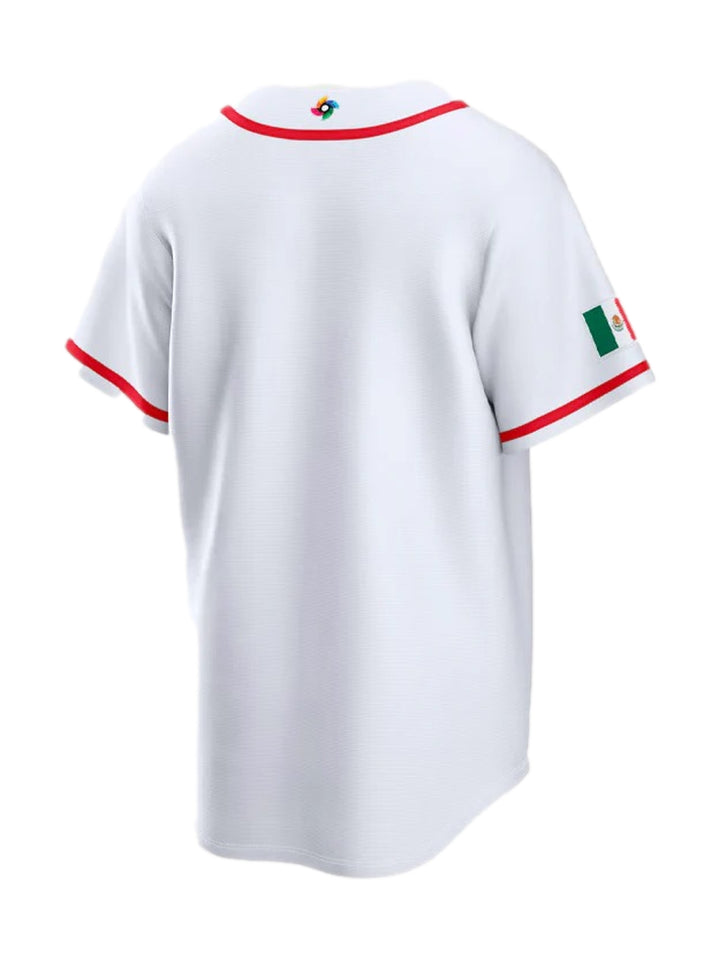 Jersey de Béisbol Nike Selección Mexicana Blanco para Hombre