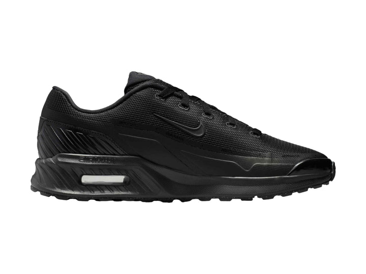 Tenis Nike Air Max color negro con suela amortiguada y malla transpirable.