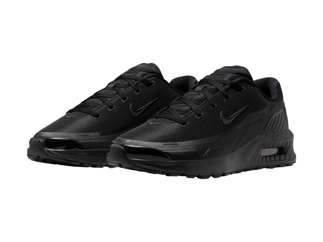 Tenis Nike Air Max color negro con suela amortiguada y malla transpirable.