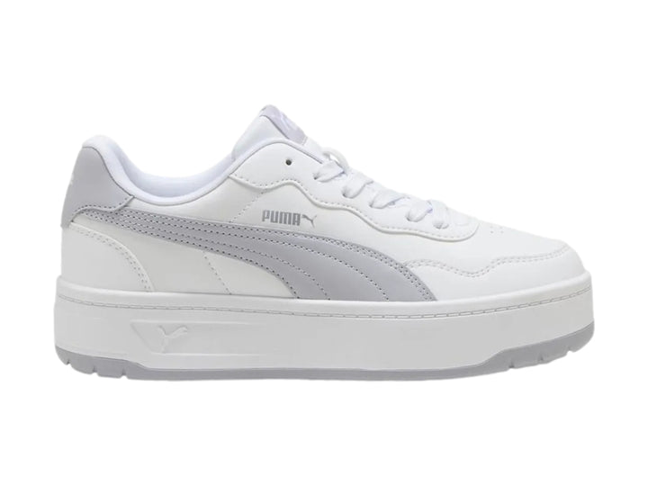 Tenis PUMA Court Lally Skye Blanco y Plata para Mujer