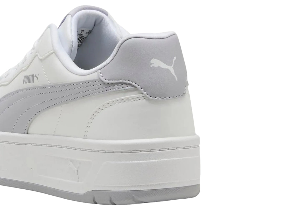 Tenis PUMA Court Lally Skye Blanco y Plata para Mujer