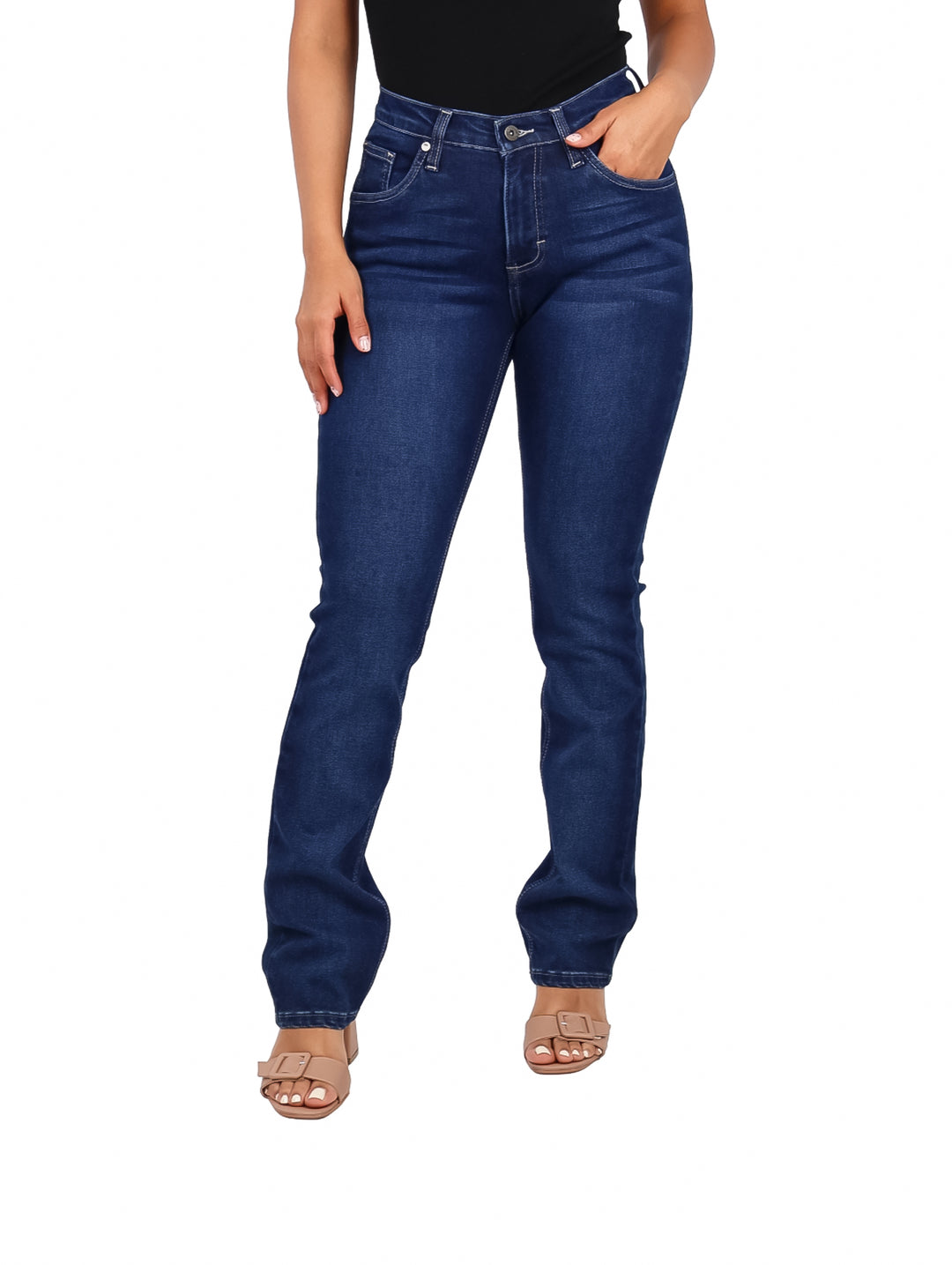 Pantalones jeans Lee color índigo ajustados para Mujer.