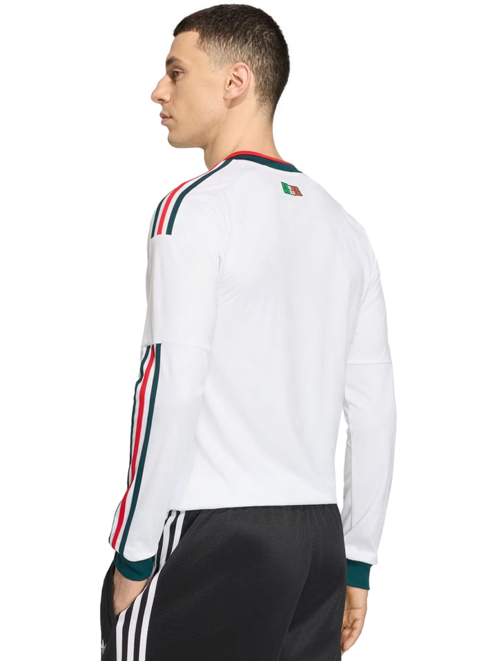 Jersey Adidas Selección Mexicana Blanco Manga Larga para Hombre