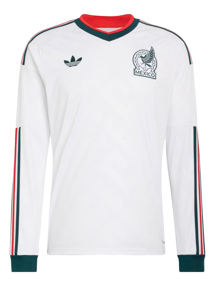 Jersey Adidas Selección Mexicana Blanco Manga Larga para Hombre