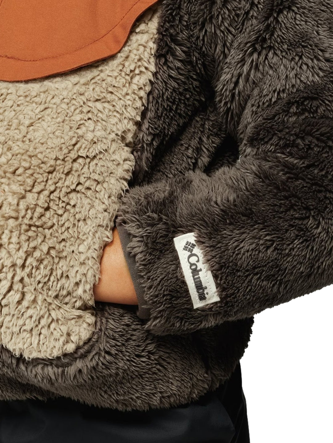 Chaqueta de polar Columbia multicolor con capucha para niño, diseño inspirado en Ewok de Star Wars.