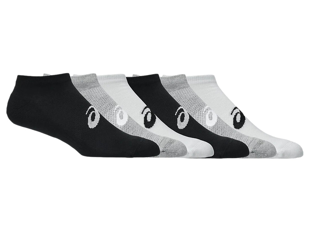 Calcetines Asics Pack 6 Negros y Blancos para Mujer Unisex