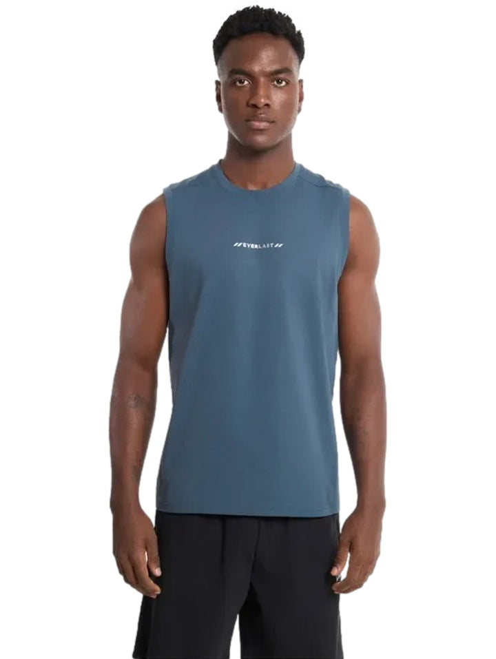 Playera Sin Mangas Everlast Azul Petróleo para Hombre