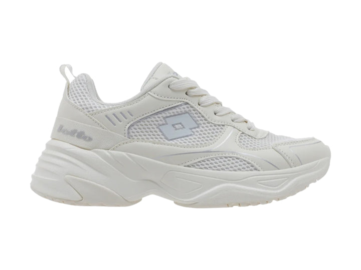 Tenis Lotto Galanty Beige y Gris para Mujer