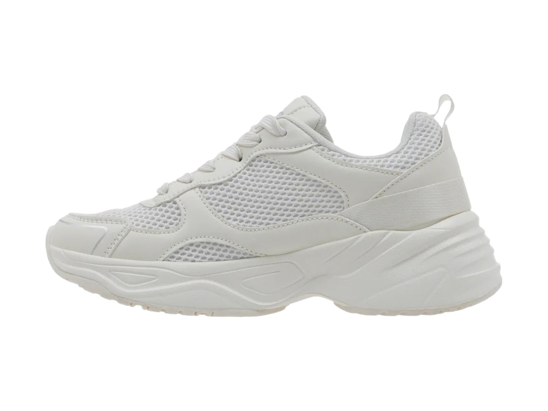 Tenis Lotto Galanty Beige y Gris para Mujer