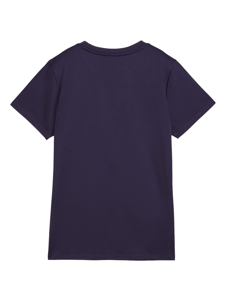 Playera PUMA Tad Essential Logo Color Ciruela para Mujer
