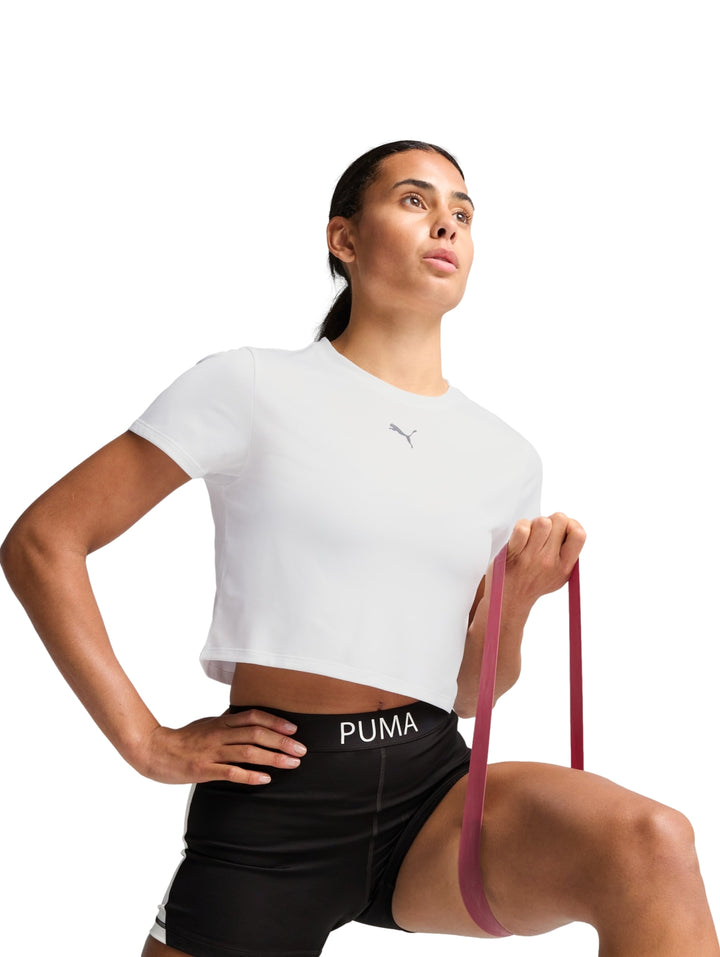 Playera Puma Tad Essential Baby Tee Blanco para Mujer