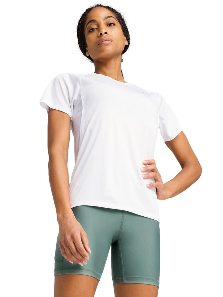 Playera Puma Run Velocity Blanca para Mujer