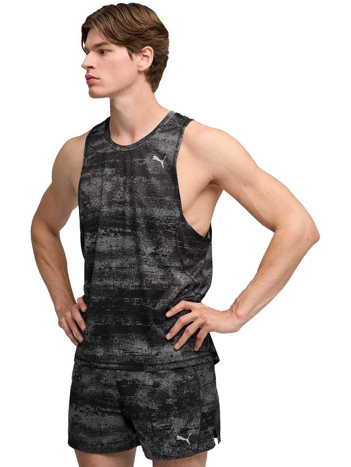 PUMA Playera sin Mangas Run Velocity Negro para Hombre