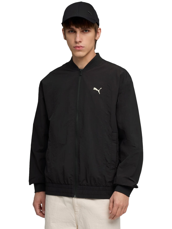 Chamarra Bomber Puma Negro para Hombre