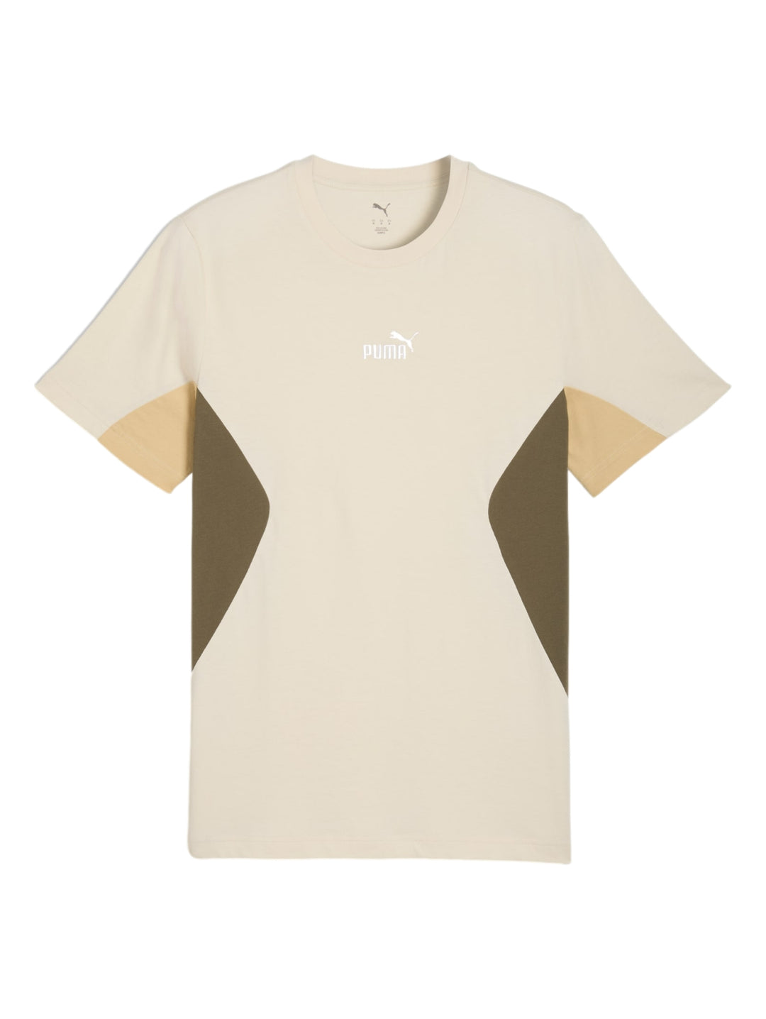 Playera PUMA Ess Block Tee Alpine Snow para Hombre