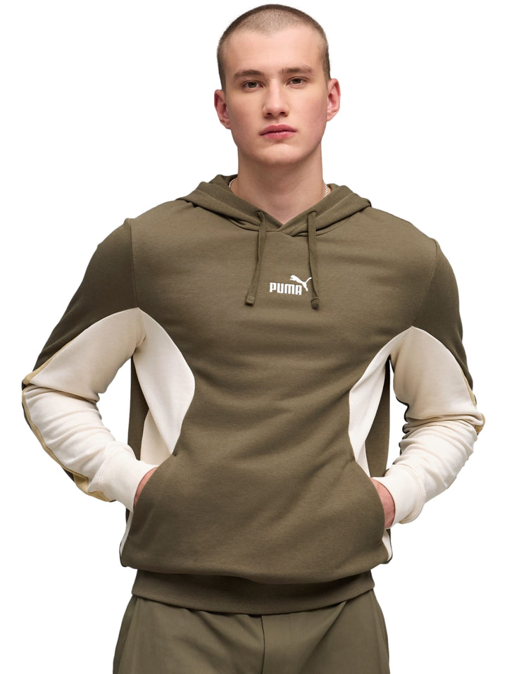 Sudadera con Capucha PUMA Ess Block Verde para Hombre