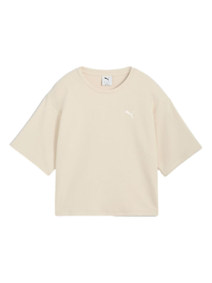 Playera PUMA Ess Elevated Relaxed Blanco Nieve para Mujer