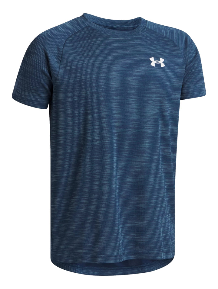 Playera Under Armour Tech Textured Azul para Niño