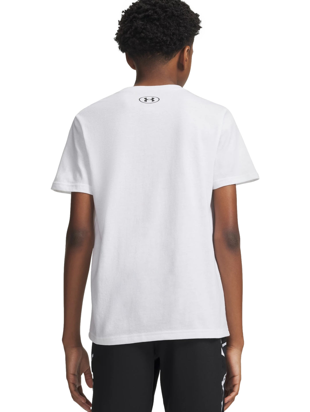 Playera Under Armour Sportstyle Blanco para Niño
