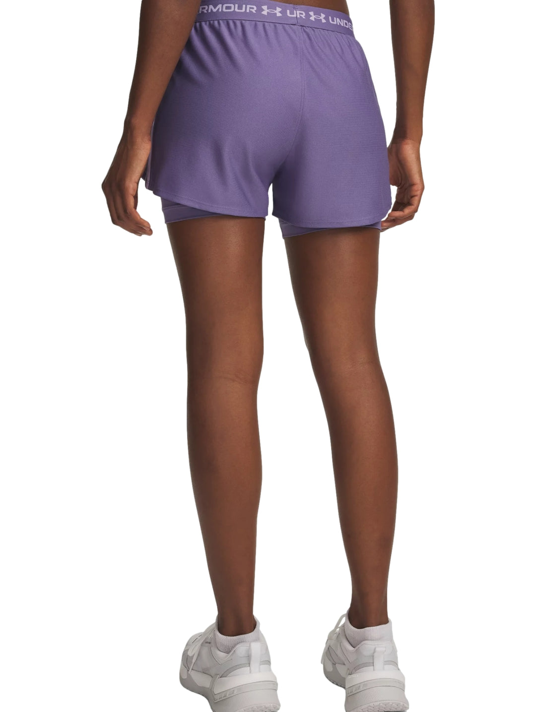 Short Under Armour Tech Play Up 2en1 Morado para Mujer