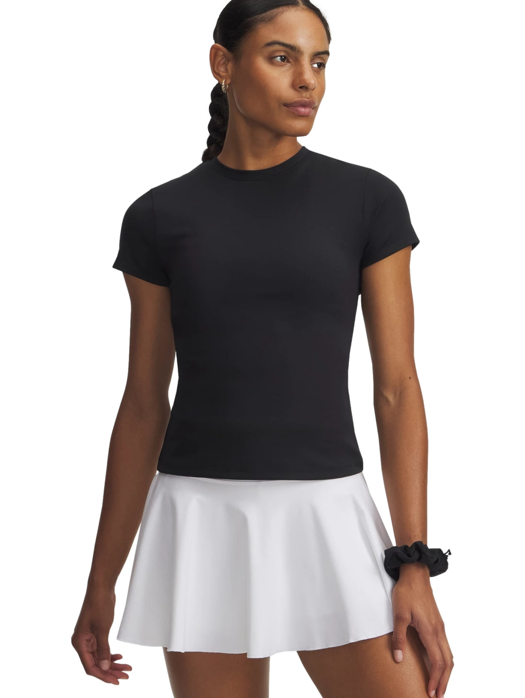 Playera Under Armour Motion Fitted Negro para Mujer