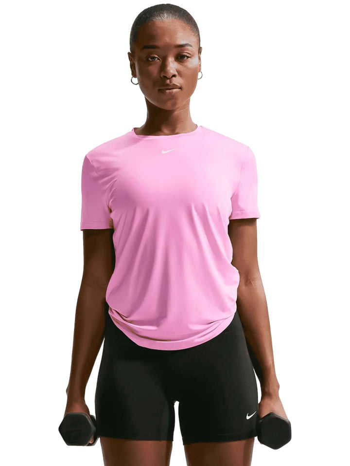 Playera Nike One Classic Rosa para Mujer