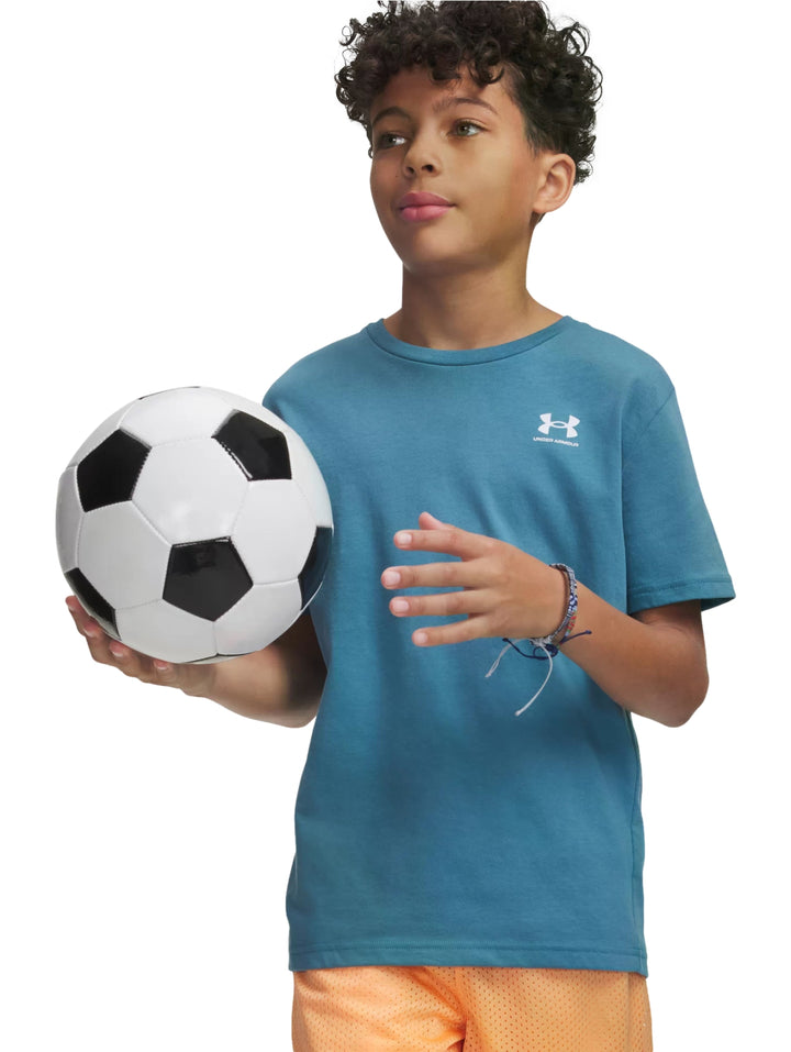 Playera Under Armour SportStyle Azul para Niño