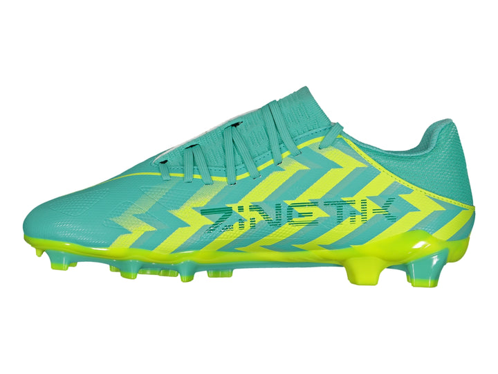 Tenis Taquetes Charly Soccer Turquesa y Amarillo para Hombre