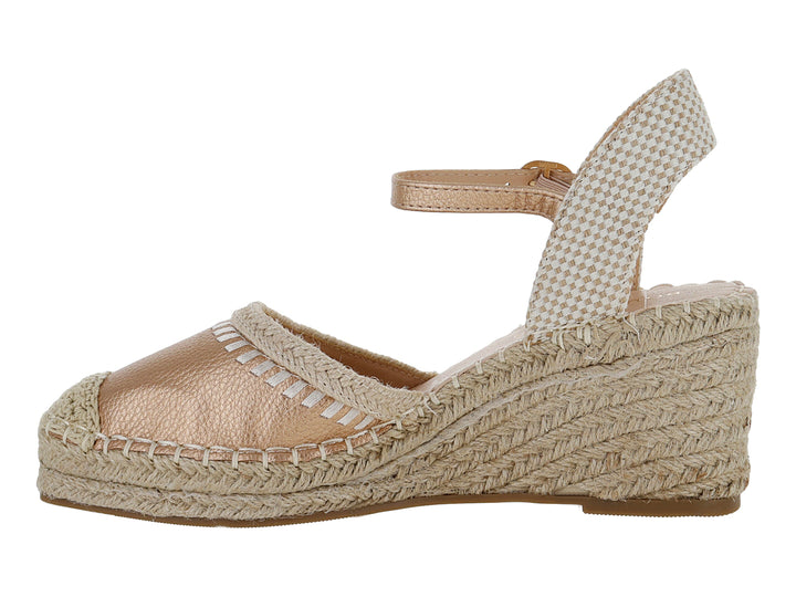 Sandalias Alpargatas Boullevard Rose Gold para Mujer