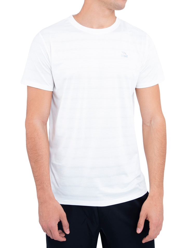Playera Deportiva Voit Running Tee Blanco para Hombre