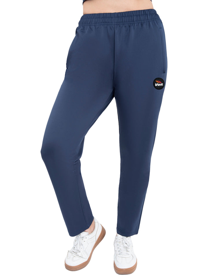 Pantalones deportivos de color azul marino marca Voit para entrenamiento.