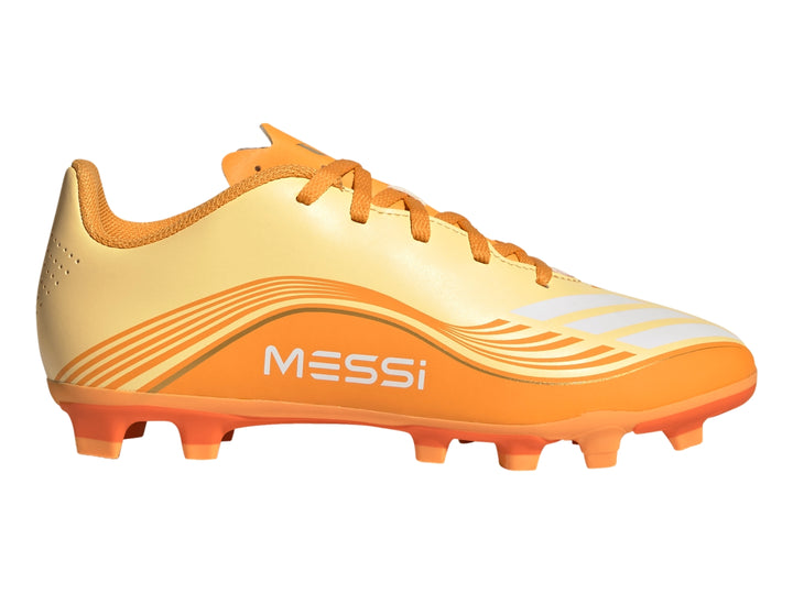 Tenis Adidas F50 Messi Club FG Naranja para Nino