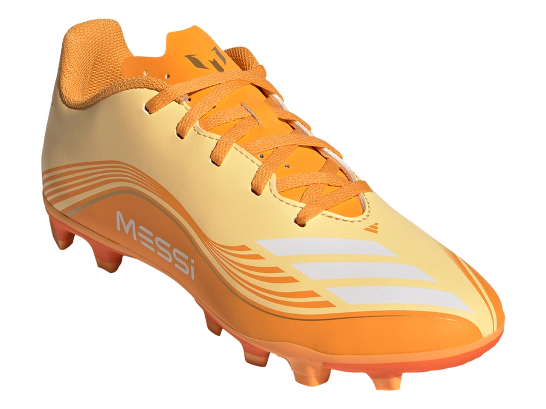 Tenis Adidas F50 Messi Club FG Naranja para Nino