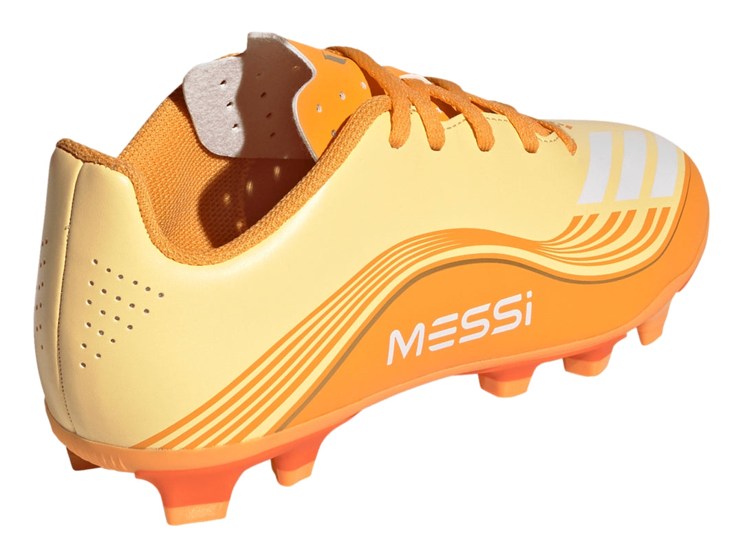 Tenis Adidas F50 Messi Club FG Naranja para Nino