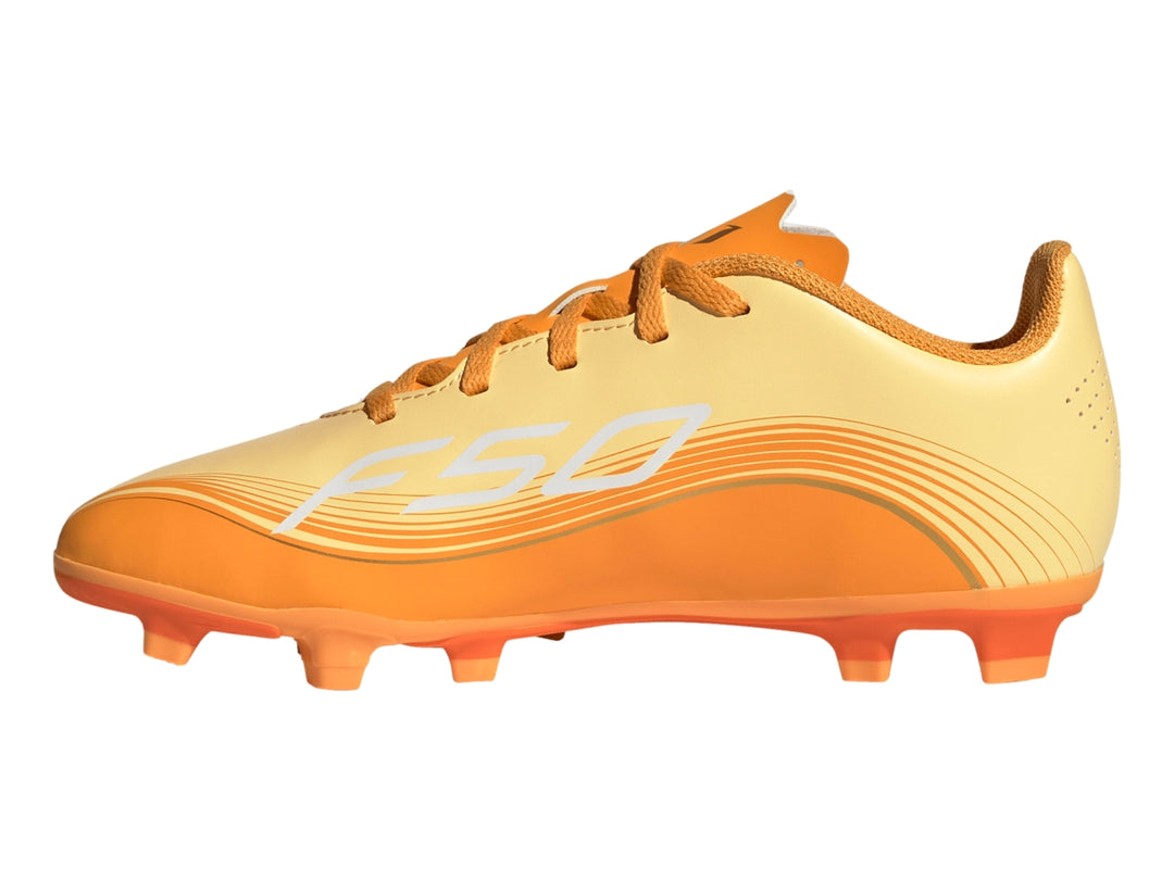 Tenis Adidas F50 Messi Club FG Naranja para Nino