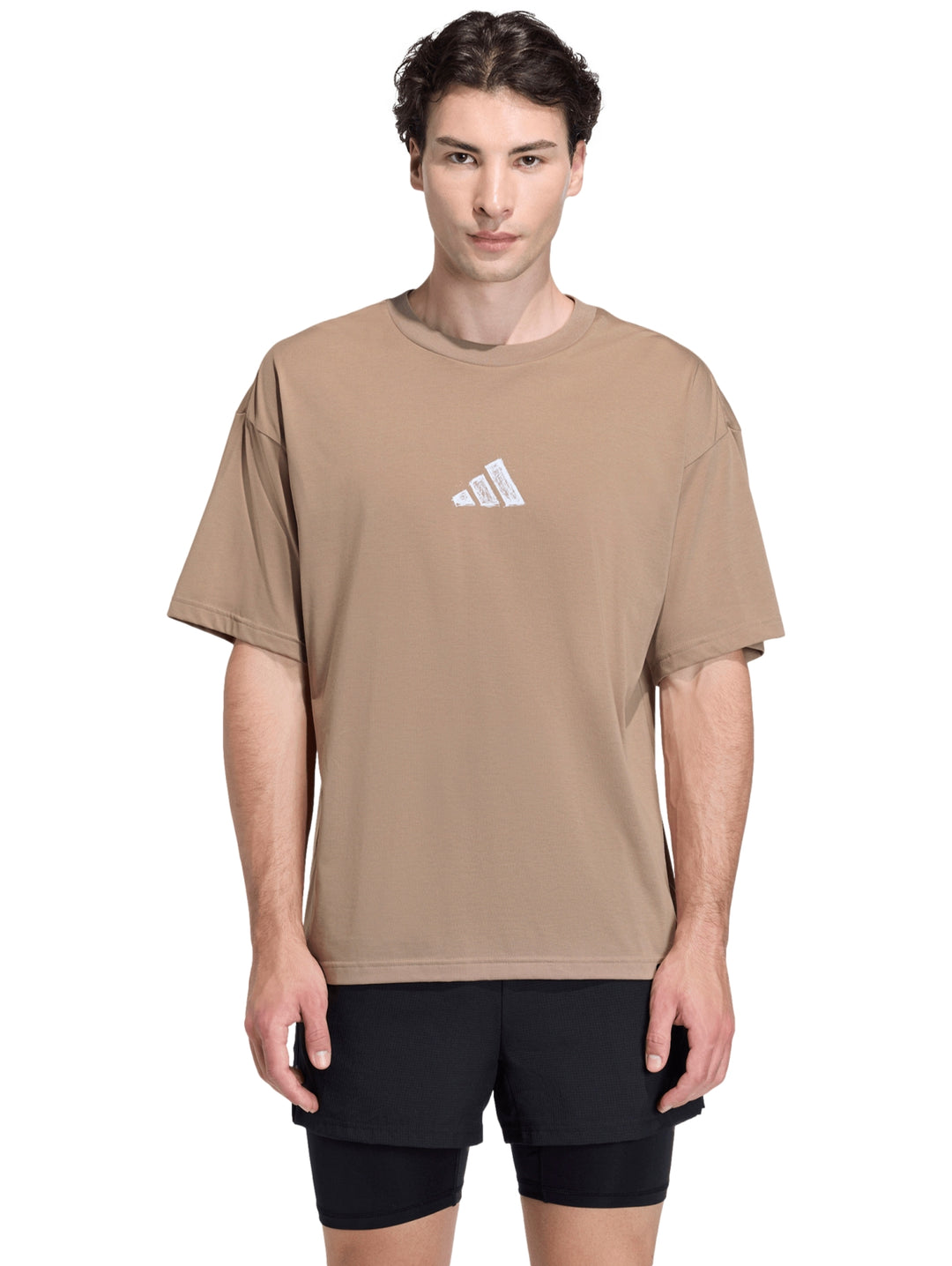 Playera Adidas Graphic Climacool Café para Hombre