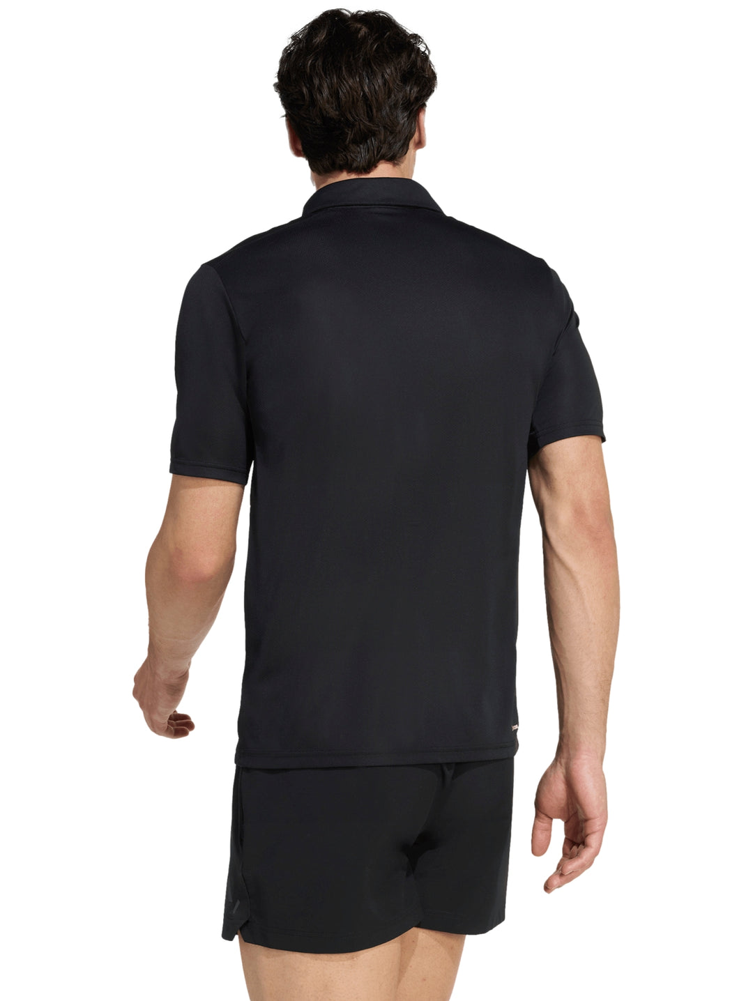 Playera Polo Adidas Negro para Hombre