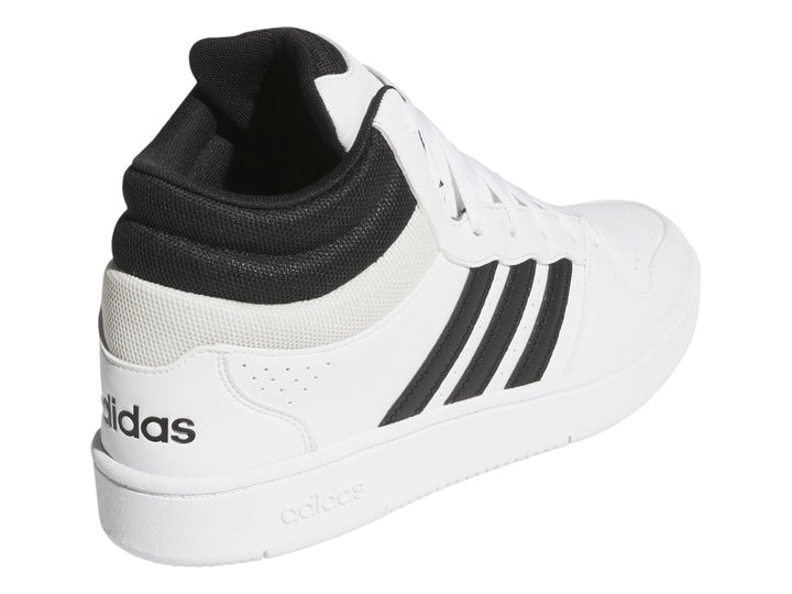 Tenis Adidas Hoops Mid Classic Blanco y Negro para Hombre